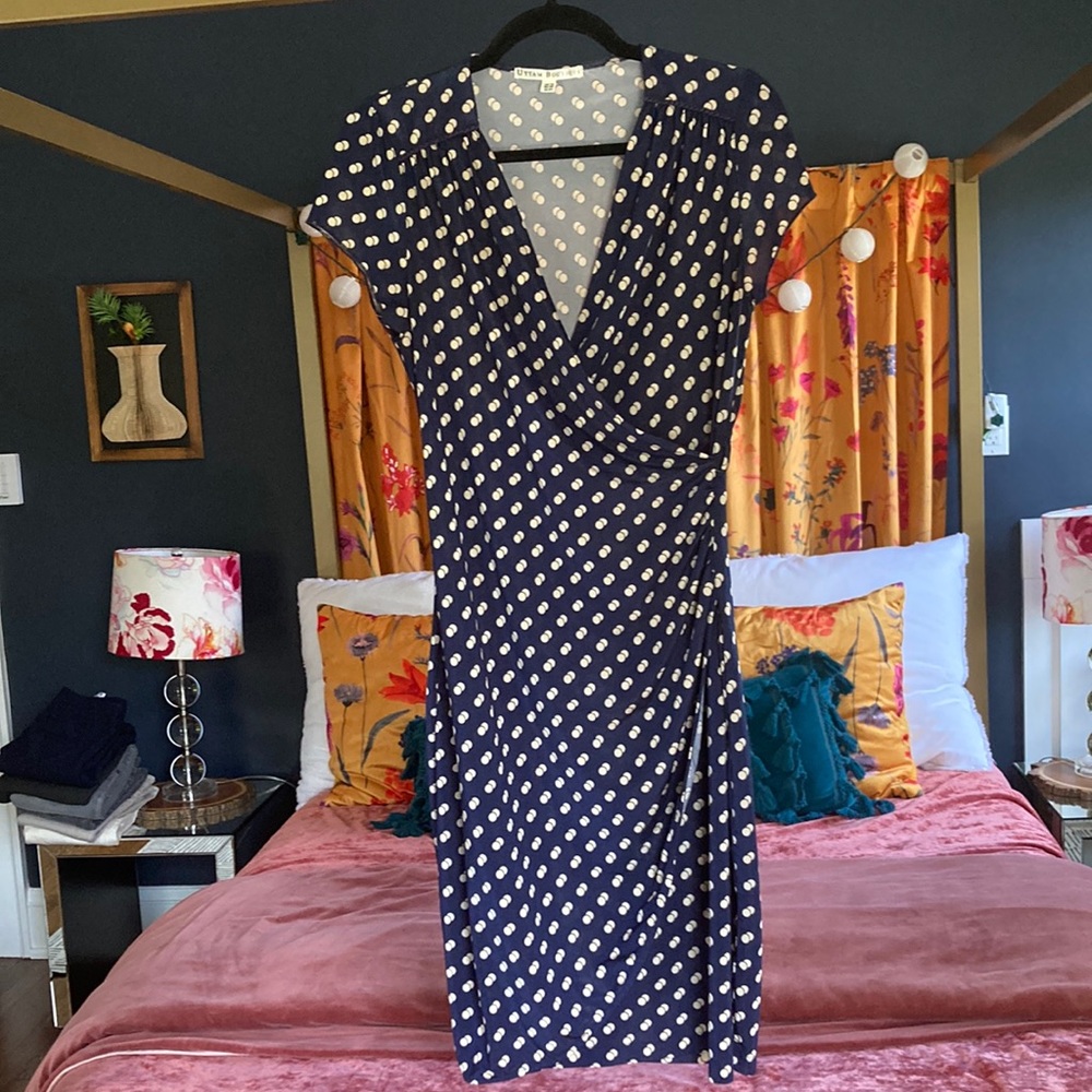Blue Pattern Dress - image 1